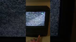 Broksonic CTSGT2799T Retro Gaming VHS TV In Action [upl. by Gnirps847]