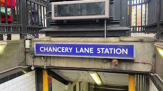 Chancery Lane Station London Underground Daytime [upl. by Adnouqal]