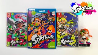 My Splatoon Games Collection Nintendo Wii U amp Switch OLED [upl. by Jordain]