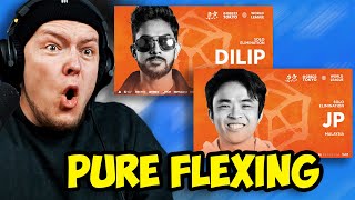 CHEZAME Reacts  Dilip 🇮🇳 amp JP 🇲🇾  GRAND BEATBOX BATTLE 2023 WORLD LEAGUE  Solo Elimination [upl. by Monsour]