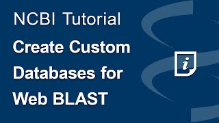 BLAST Create Custom Databases for Web BLAST [upl. by Bissell]