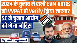 Lok Sabha Elections 2024 Highlights SC Notice to ECI on Plea for 100 EVM VotesVVPAT Verification [upl. by Vahe]