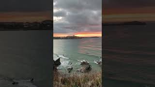 Newquay Cornwall Autumn Sunset [upl. by Krock113]