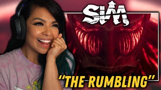 First Time Reaction  SiM  quotThe Rumblingquot  ATTACK ON TITAN [upl. by Lolly]