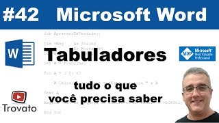 42  Word  Tabuladores  Tudo o que você precisa saber para não errar mais [upl. by Pillihp]