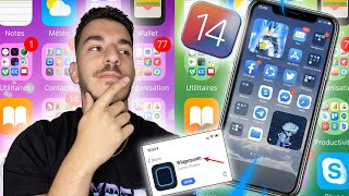 TUTO  PERSONNALISATION DE MON ECRAN DACCUEIL IPHONE MODE MANGA   ios 14  widgetsmith [upl. by Gusba19]