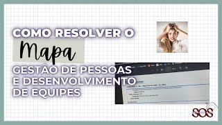 Como resolver o mapa GESTÃO DE PESSOAS E DESENVOLVIMENTO DE EQUIPES [upl. by Cirenoj]