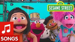 Sesame Street JiYoungs Song with the Best Friends Band [upl. by Oicinoid]