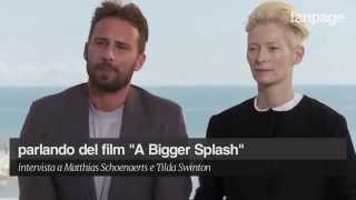 Tilda Swinton and Matthias Schoenaerts talk about A Bigger Splash [upl. by Fowler]