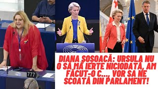 Diana Șoșoacă Ursula nu o să mă ierte niciodată am făcuto cri vor sa ne scoată din parlament [upl. by Nolram232]