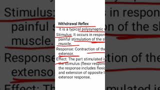 Withdrawal reflex [upl. by Oravla686]