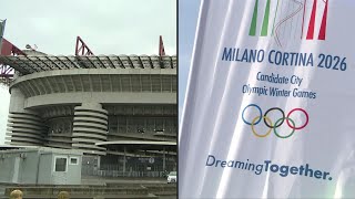 San Siro receberá cerimônia de abertura dos Jogos de Inverno de 2026  AFP [upl. by Artinek]