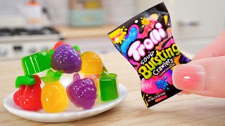 DIY Miniature Trolli Fruit Gummy Ideas  Satisfying Tiny Food amp Candy Party  Miniature Cooking [upl. by Inihor852]