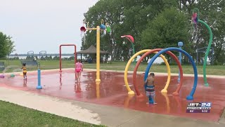 Area kids stay cool at Bayview Park [upl. by Neelrad]