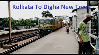 03161 Kolkata to Digha Express Train SKIPS STATION New Special Train  digha [upl. by Aalst]