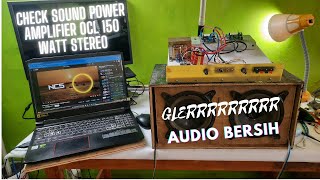 Check Sound Power Amplifier OCL 150 watt stereo [upl. by Niassuh]