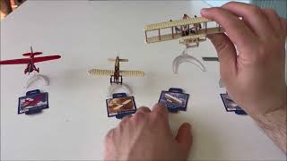 Adams Awesome Projects Corgi Show Case Collections 100 Years of Flight model Plane review [upl. by Ainalem]