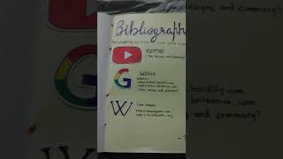 Awesome bibliography idea for your project 🤩🤩shortsvideo project schoolproject arunachalpradesh [upl. by Eutnoj]