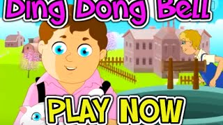 Ding Dong Bell with Hindi Subtitles  Nursery Rhymes  Kids Rhymes [upl. by Hudis648]