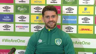 Robbie Brady on his return to the Ireland squad [upl. by Eseenaj]