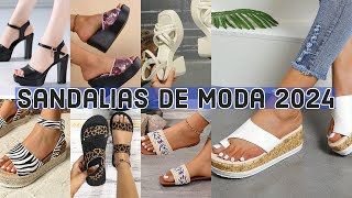 SANDALIAS primavera verano 2024sandalias modernas para mujerlos mejores modelos en tendencia [upl. by Squire]