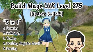 Build Mage LUK Level 275 Update Build 5in1 Toram Online [upl. by Woermer]