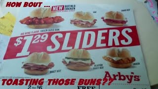 Reviewing All 6 Arbys Sliders [upl. by Kalie]