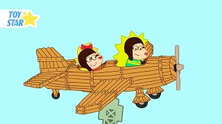 Thorny and Friends The first flight Funny Cartoon for Kids [upl. by Ario]