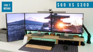 60 vs 300 Desk Shelf Monitor Stand  Affordable Grovemade Alternative [upl. by Feeley768]