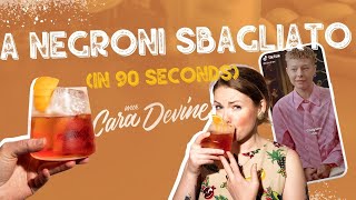 How to make THE Negroni Sbagliato  FAST [upl. by Marzi]