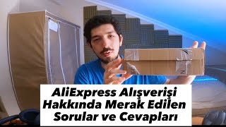 Aliexpress Sipariş Hakkında Aylık Sınır  Sipariş İptali  Kargo Takibi  Gümrük Vb [upl. by Vaden]