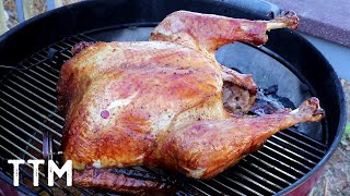 How to BBQ a Turkey on the Weber KettleEasy Cooking [upl. by January]