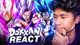 REACT AUX 4 LR DES 9 ANS  Dokkan Battle [upl. by Kcirrad823]