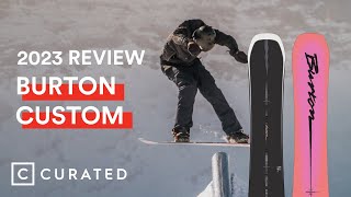 2023 Burton Custom Snowboard Review 2024 Same Tech Different Graphic  Curated [upl. by Schmidt]