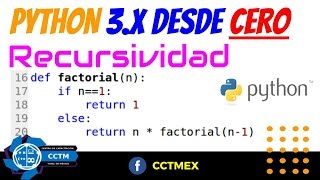 Python Funciones recursivas Muy Básico [upl. by Aixela]