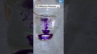 Making of Solution and observations of diffusion science shorts experiment [upl. by Samuele]