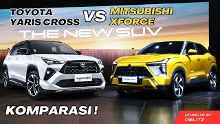 Mitsubishi SUV Xforce VS Toyota Yaris Cross KOMPARASI ‼ BIKIN HRV KETAR KETIR [upl. by Colner]