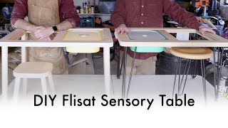 DIY Flisat Sensory Table By Ikea  Jurassic Sands [upl. by Oiril]