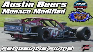 Austin Beers Monaco Tri Track Modified Haunted Hundred Seekonk Speedway 2024 [upl. by Ahsekyt]