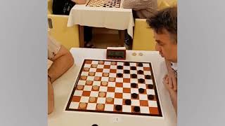 Misans  Shvartsman European Draughts Championship 2024 rapid [upl. by Atsylak]