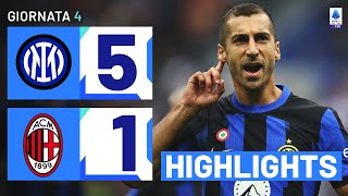 InterMilan 51  L’Inter domina il Derby della Madonnina Gol e Highlights  Serie A TIM 202324 [upl. by Fairley]