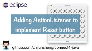 JPBE018 Adding ActionListener to implement Reset button [upl. by Blanc]