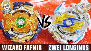 LEFT SPIN SHOWDOWN  Wizard Fafnir RtRs Sen VS Zwei Longinus DrSp Metsu  Beyblade Burst GT [upl. by Sproul]