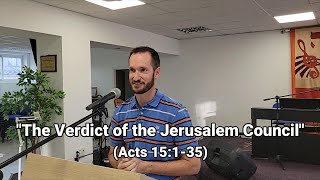 quotThe Verdict of the Jerusalem Councilquot Acts 15 ENGLISH [upl. by Drareg890]