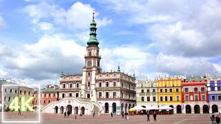 Zamość Poland 4K  Beautiful city in Poland Virtual tour of Zamość 2021 Visit Zamość  UNESCO 🌞 [upl. by Letti]