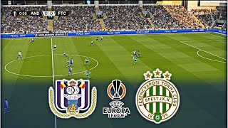 ANDERLECHT vs FERENCVAROS  UEFA EUROPA LEAGUE 20242025 [upl. by Onaicram]