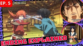 Rurouni Kenshin Meiji Kenkaku Romantan Kyoto Douran Episode 5 Ending Explained [upl. by Aenet192]