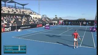 Storm Sanders vs Kirsten Flipkens Hobart International 2014  Full Match [upl. by Assennav716]