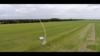 20131214 NEFAR Rocket Launch DJI Phantom 2 Vision [upl. by Ardekal]