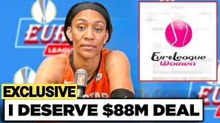 Im Better Than Her’ Aja Wilson Fires Back After Caitlin Clarks Europe Deal Shatters WNBA Records [upl. by Dionysus]